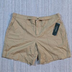 Ralph Lauren Womens Cotton Shorts Khaki Tan Size 10 Safari Summer Chino NWT